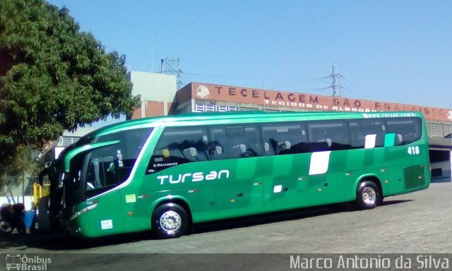 Tursan - Turismo Santo André 418 na cidade de São Bernardo do Campo, São Paulo, Brasil, por Marco Antonio da Silva. Número da foto: #5328931.