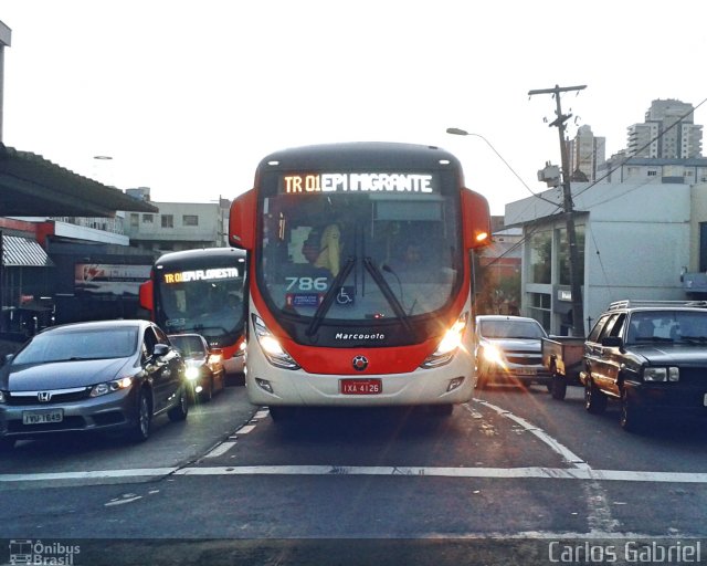 Visate - Viação Santa Tereza 786 na cidade de Caxias do Sul, Rio Grande do Sul, Brasil, por Carlos Gabriel. Número da foto: #5327606.