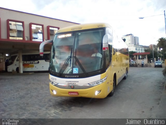 Viação Itapemirim 60679 na cidade de Governador Valadares, Minas Gerais, Brasil, por Jaime  Quintino. Número da foto: #5330315.