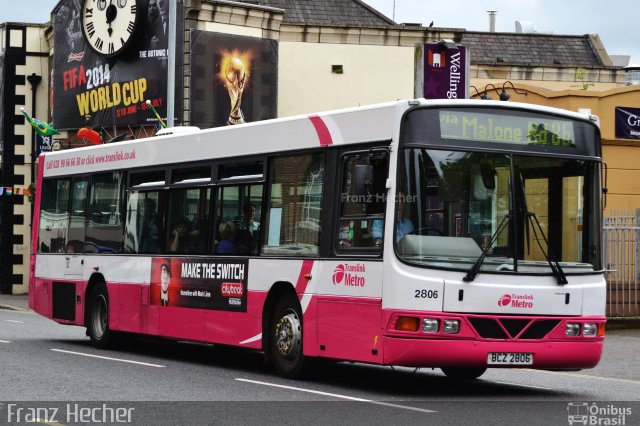 Translink Metro 2806 na cidade de Antrim, County Antrim, Irlanda do Norte, por Franz Hecher. ID da foto: 5331361.