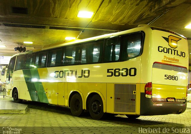 Empresa Gontijo de Transportes 5880 na cidade de Belo Horizonte, Minas Gerais, Brasil, por Herbert de Souza. ID da foto: 5330095.