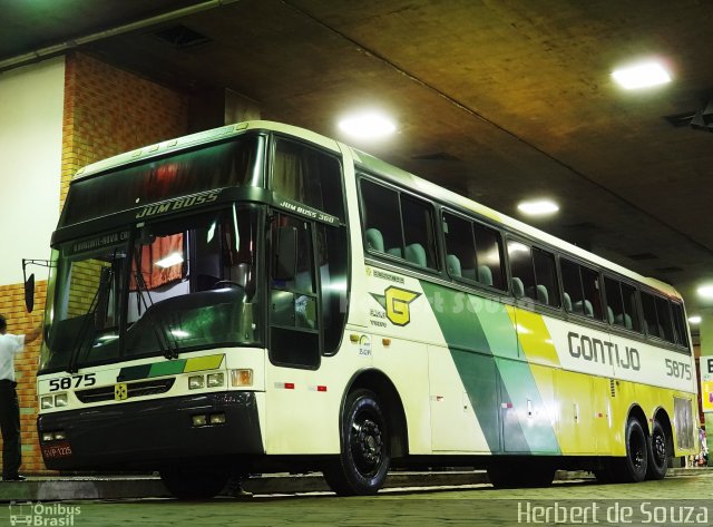 Empresa Gontijo de Transportes 5875 na cidade de Belo Horizonte, Minas Gerais, Brasil, por Herbert de Souza. ID da foto: 5330089.