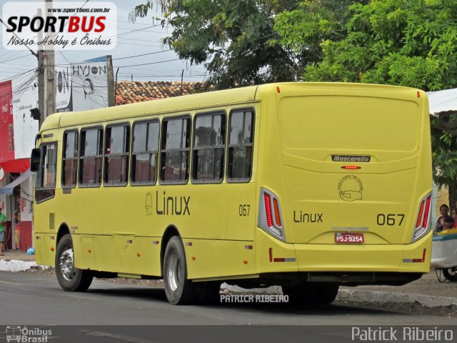 Linux Transportes Caxias 067 na cidade de Caxias, Maranhão, Brasil, por Patrick Ribeiro. Número da foto: #5329840.