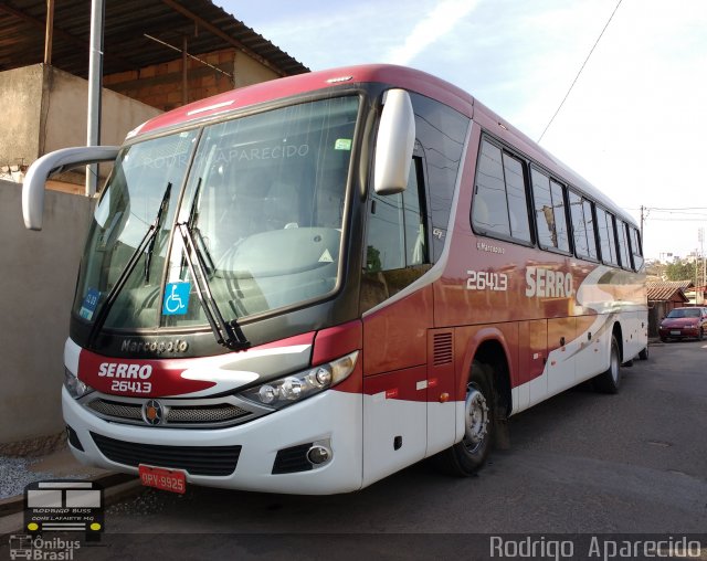 Viação Serro 26413 na cidade de Conselheiro Lafaiete, Minas Gerais, Brasil, por Rodrigo  Aparecido. ID da foto: 5332897.