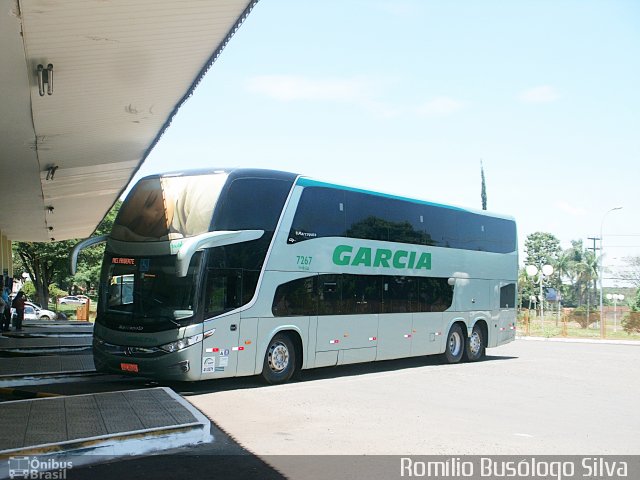 Viação Garcia 7267 na cidade de Rolândia, Paraná, Brasil, por Romílio Busólogo Silva . Número da foto: #5333369.
