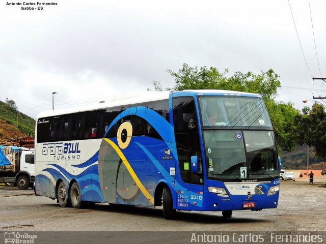 Arara Azul Turismo 2010 na cidade de Ibatiba, Espírito Santo, Brasil, por Antonio Carlos Fernandes. ID da foto: 5332394.