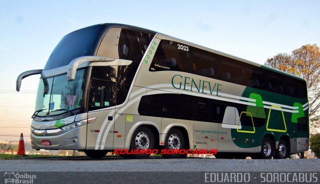 Santa Luzia Transporte e Turismo - Geneve Turismo 2023 na cidade de Sorocaba, São Paulo, Brasil, por EDUARDO - SOROCABUS. ID da foto: 5331728.