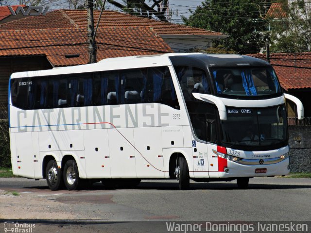 Auto Viação Catarinense 3373 na cidade de Curitiba, Paraná, Brasil, por Wagner Domingos Ivanesken. ID da foto: 5331755.