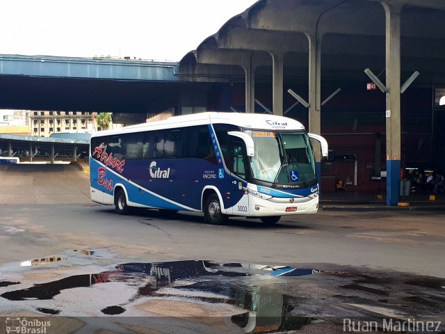 Citral Transporte e Turismo 3003 na cidade de Porto Alegre, Rio Grande do Sul, Brasil, por Ruan Martinez. Número da foto: #5335629.