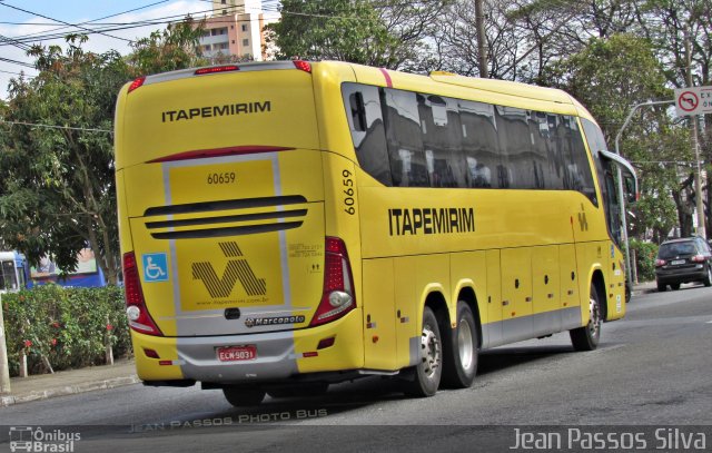 Viação Itapemirim 60659 na cidade de São José dos Campos, São Paulo, Brasil, por Jean Passos Silva. ID da foto: 5335002.